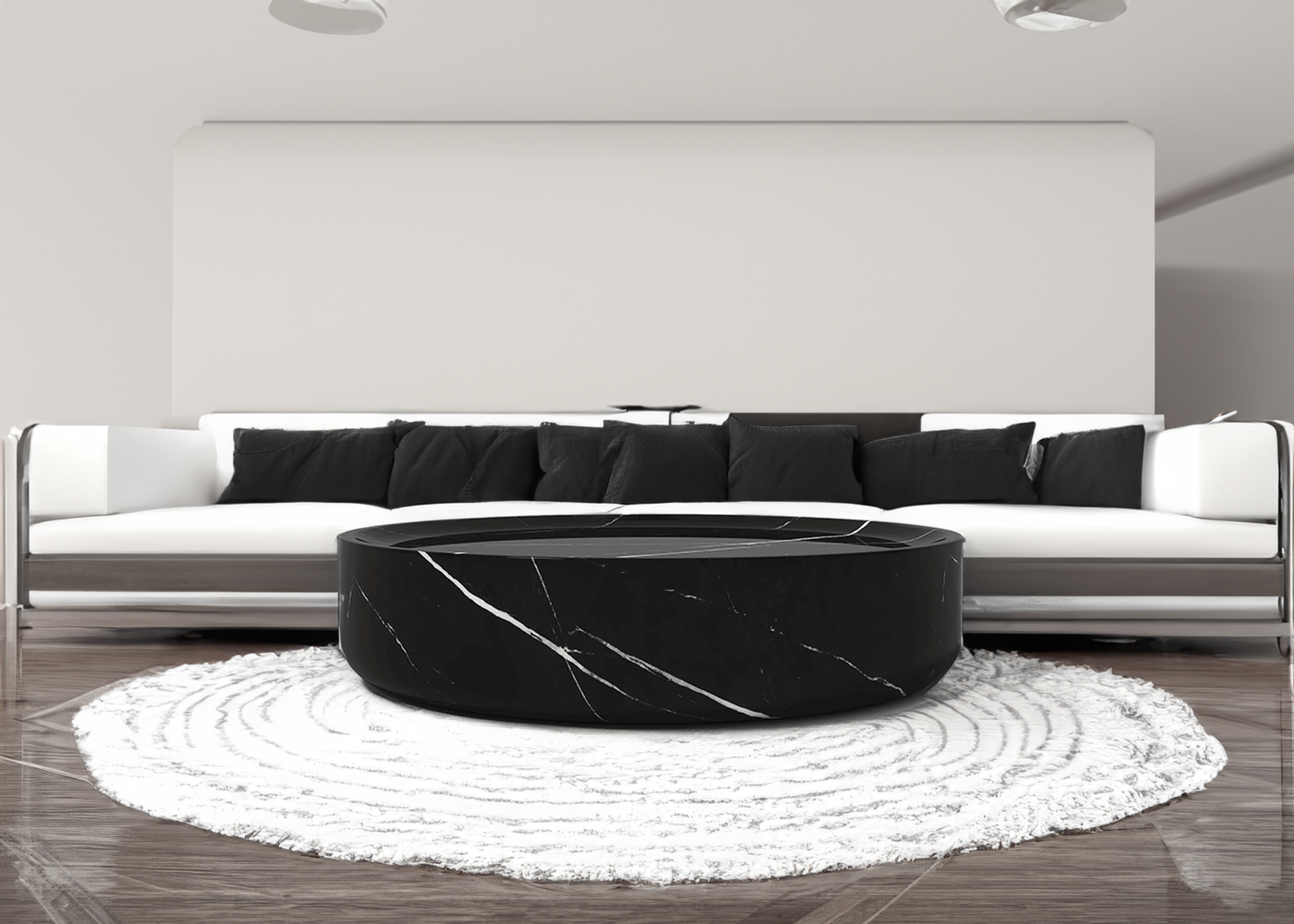 Amari Round Marble Coffee Table
