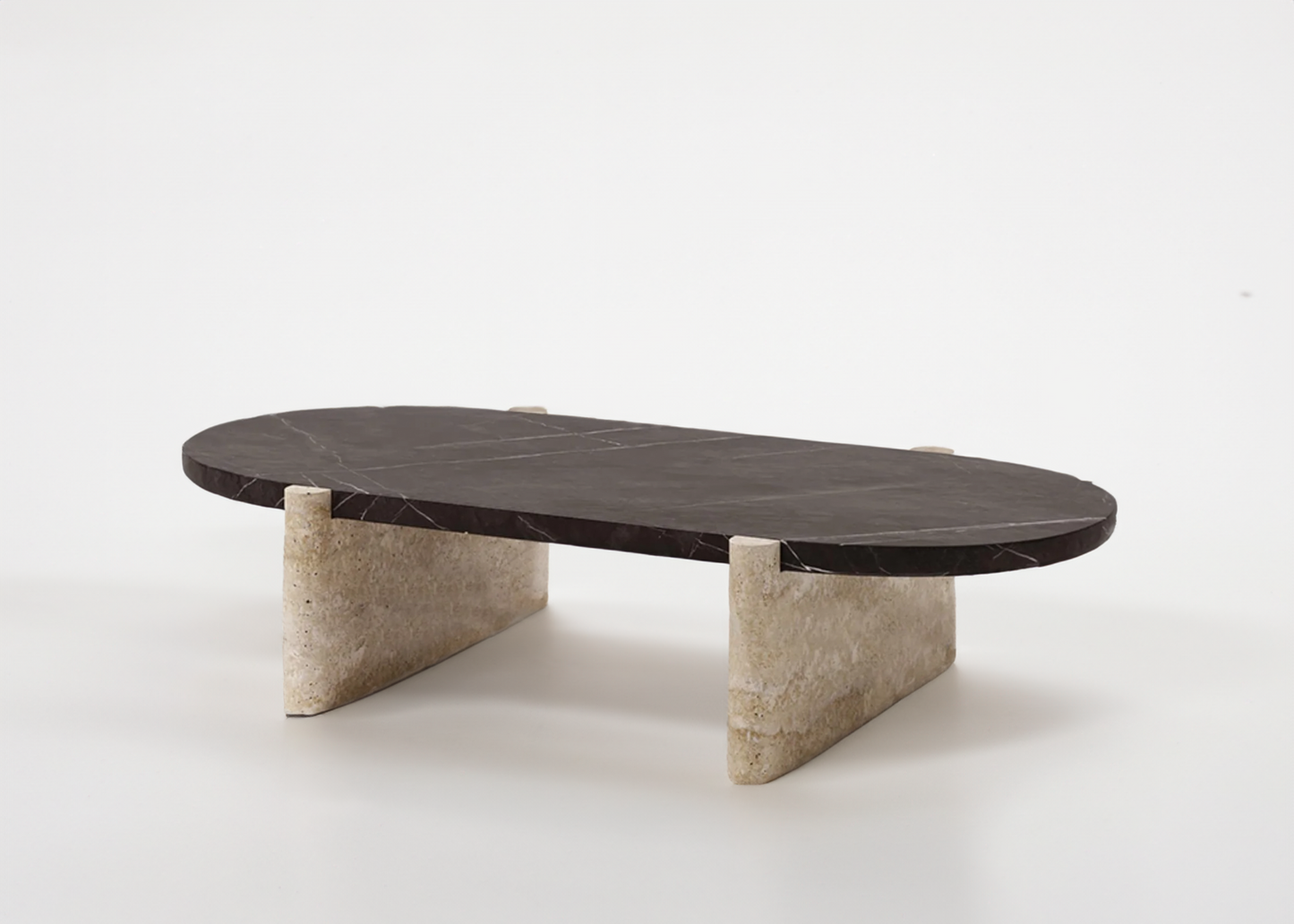 Rocca Oval Marble Coffee Table