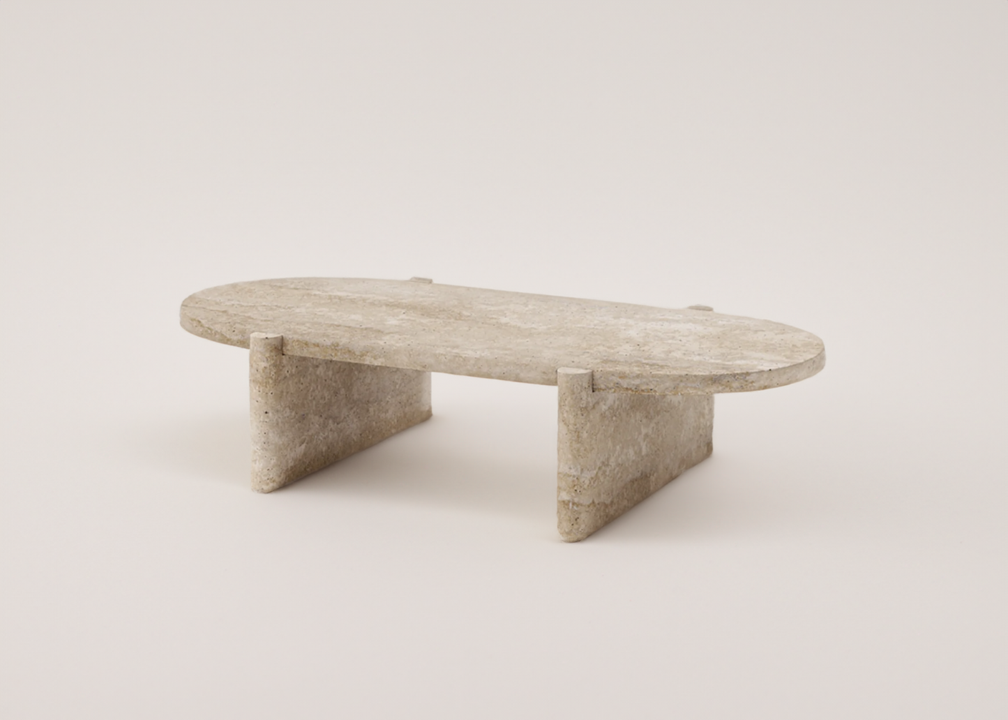 Rocca Oval Marble Coffee Table